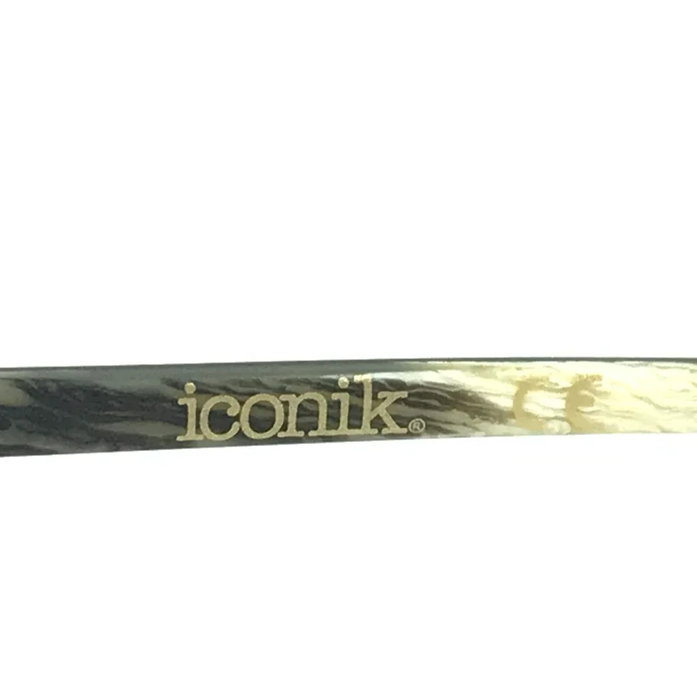 Iconik Eyeglasses Frames Henry C02 Black Square Full Rim 53-17-140